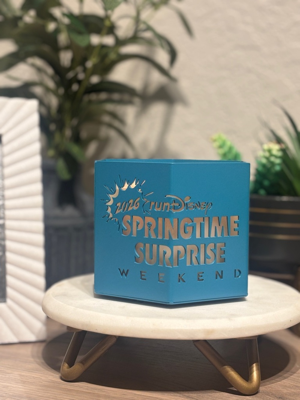 2026 runDisney Springtime Surprise Candle Holder